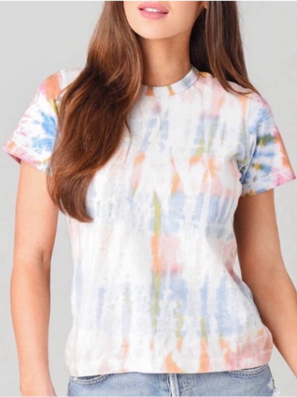 John Elliott Reconstructed Tee Small Cotton Tie Dye Subway Core Alt Grunge Tee